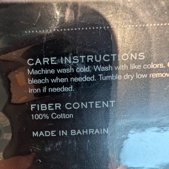 Ralph Lauren 100% Cotton Percale Full Sheet Set White with Navy Pin Dots - Picture 2 of 5